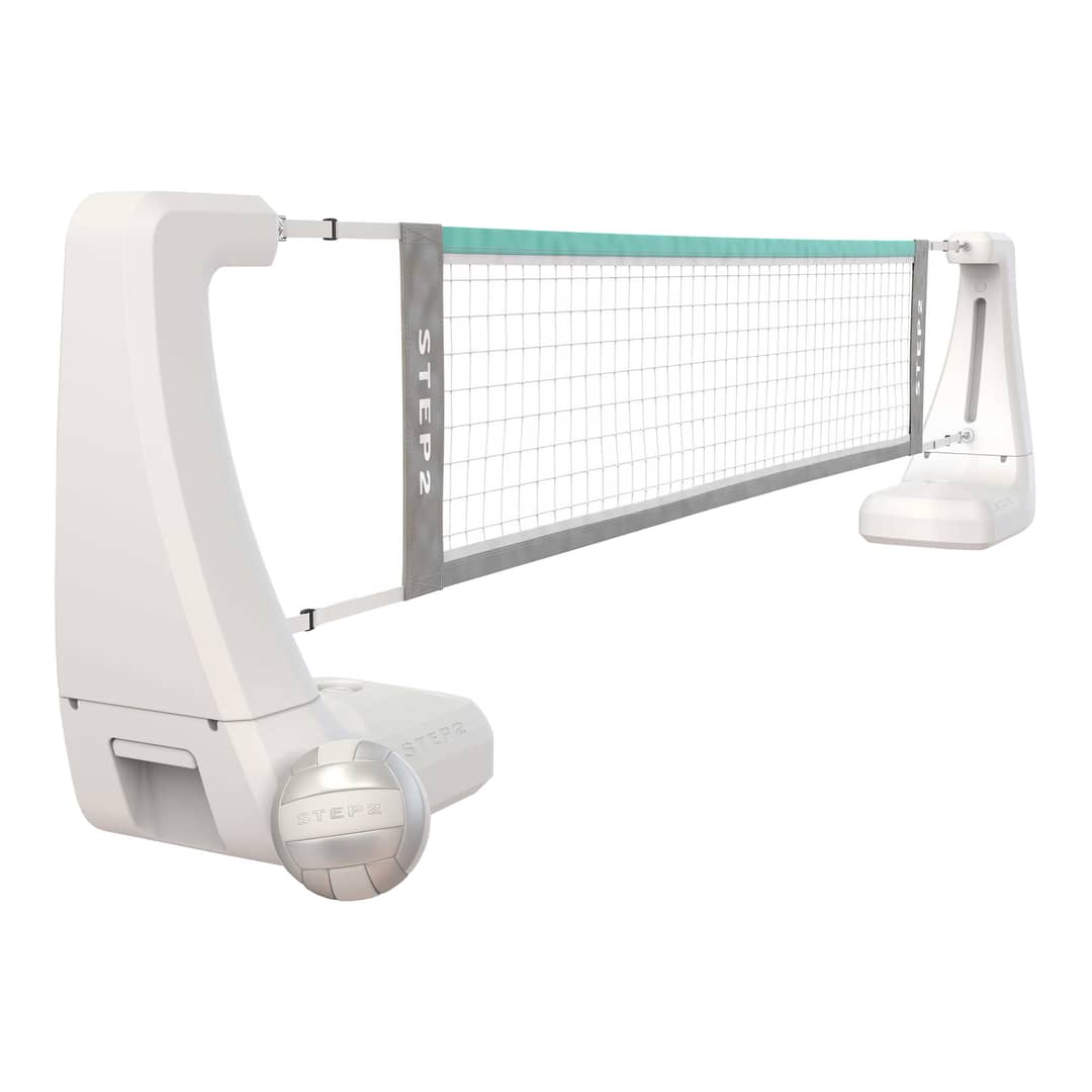 Step2 Vero Poolside Pool Volleyball Net White