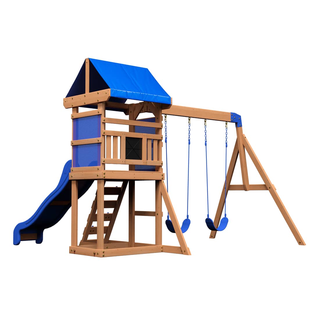 Backyard Discovery Aurora Climbing Frame with Slide and Swing