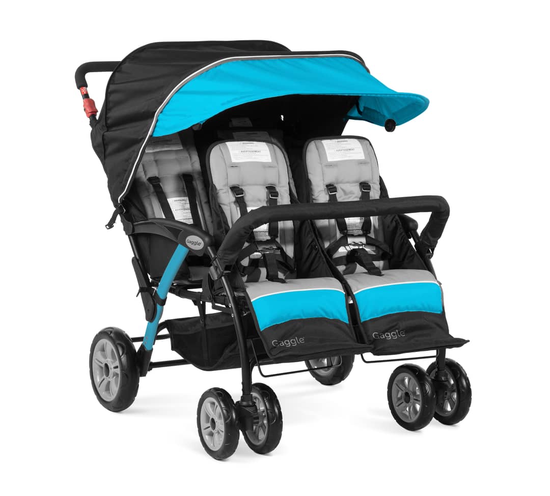 Gaggle Odyssey 4x4 Quad Stroller for 4 Children