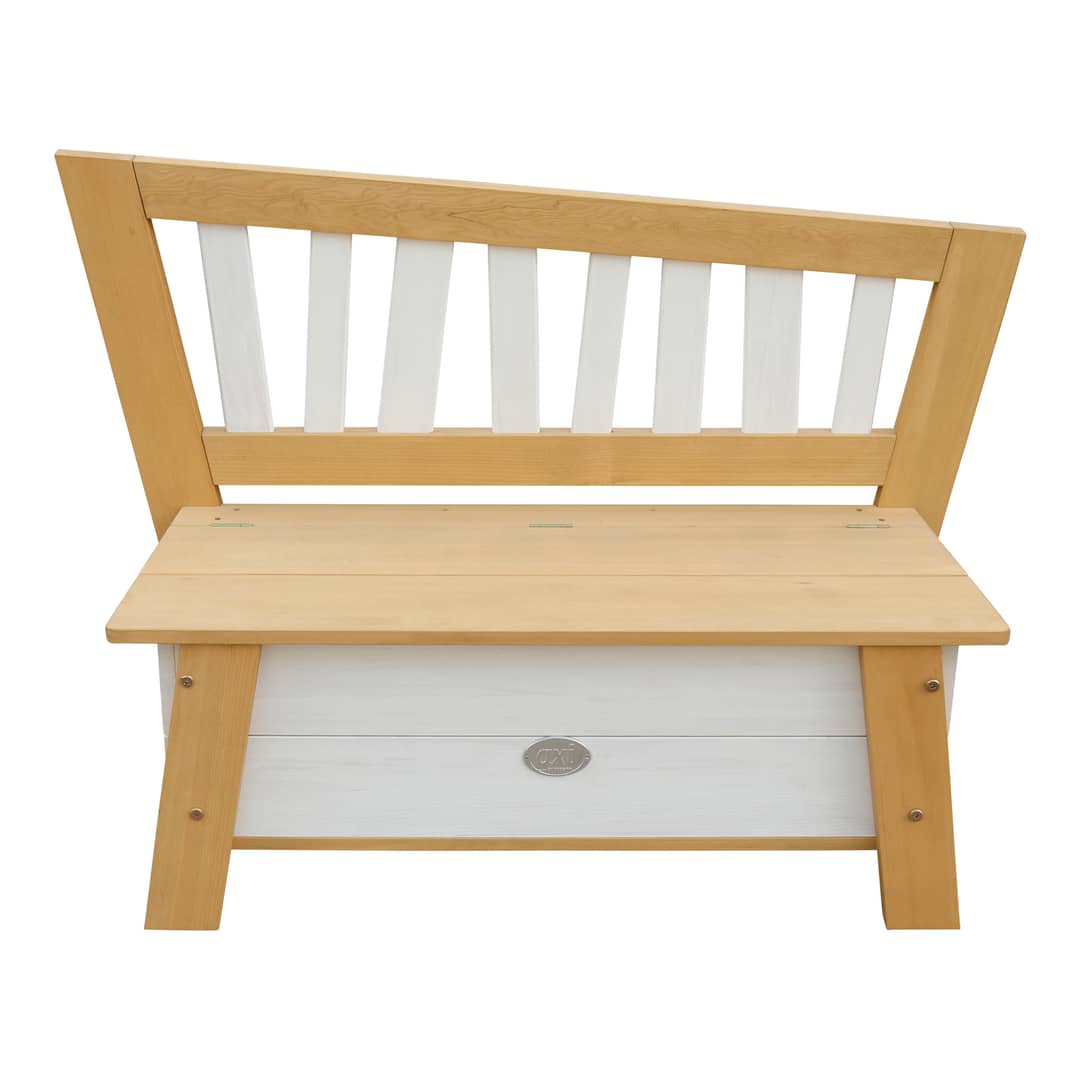 AXI Corky Storage Bench - Brown/White