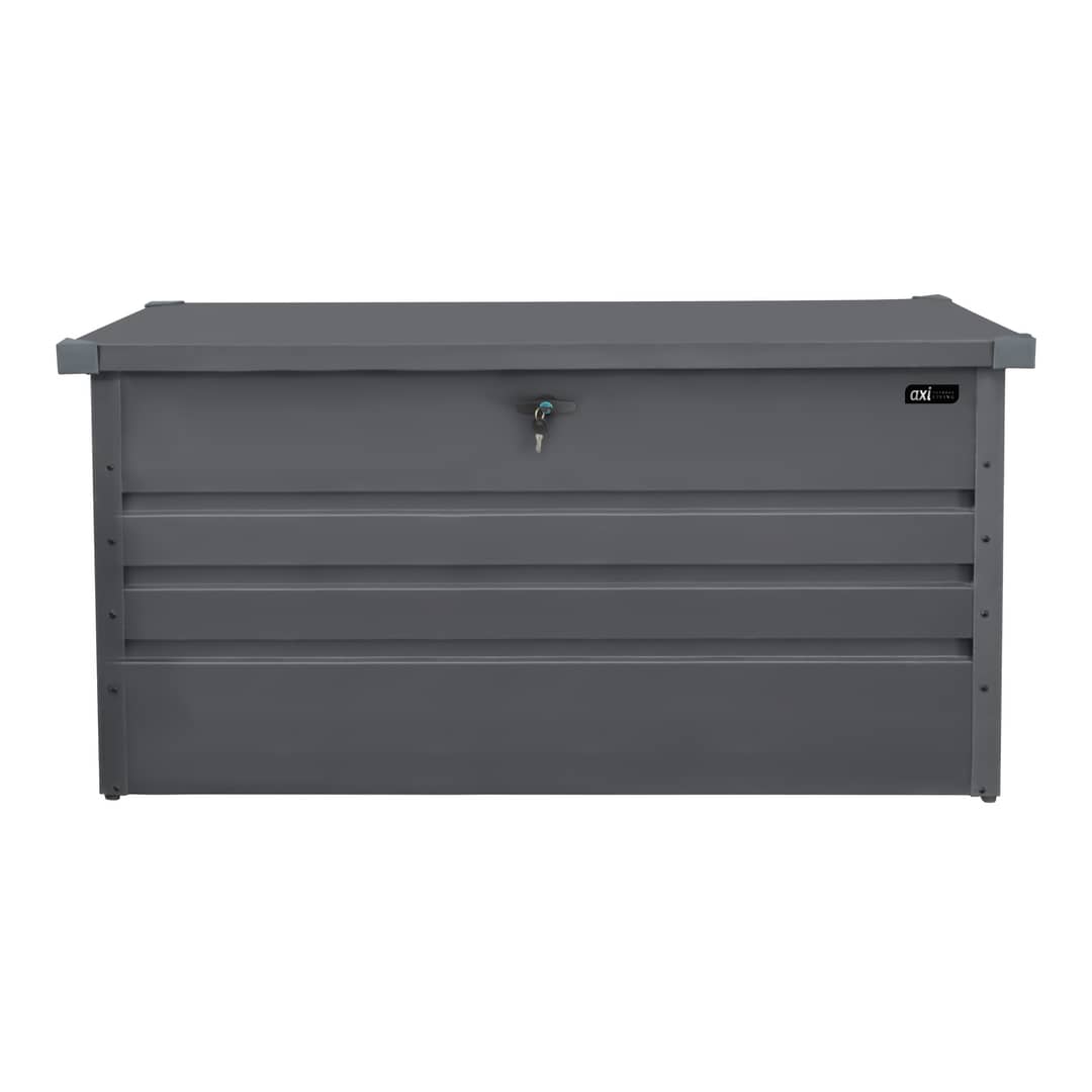 AXI Miles Metal Storage Box 400 Anthracite - 132x60x62cm