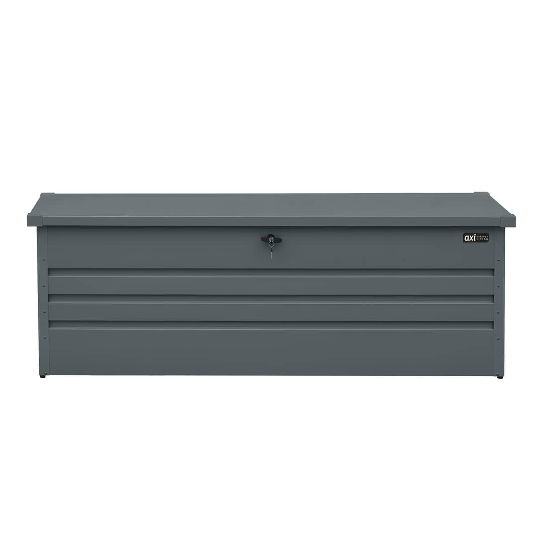 AXI Miles Metal Storage Box 1000 Anthracite - 185x82x75cm