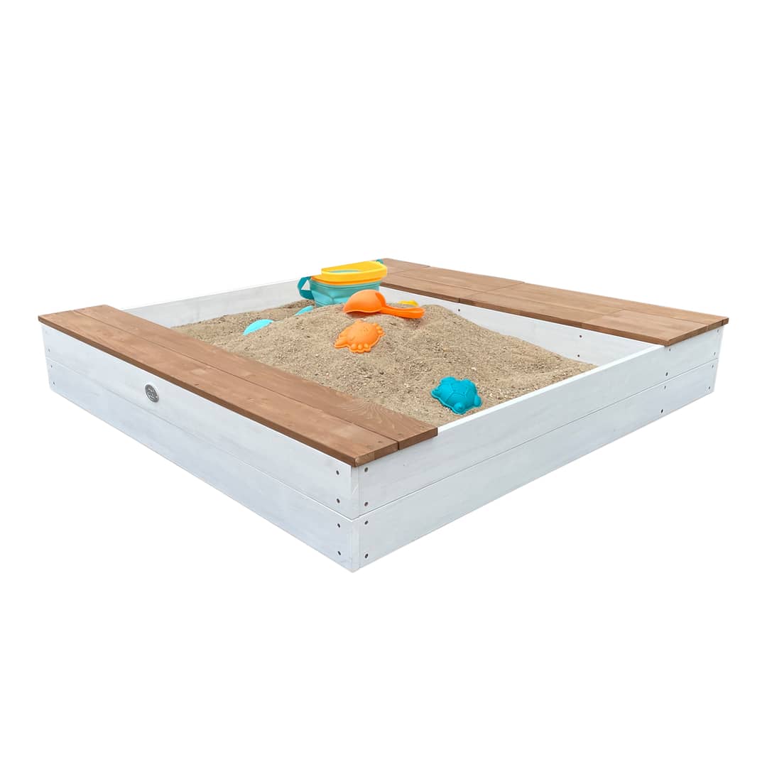 AXI Evy Sandbox with Bins and Storage - 119 x 117 cm