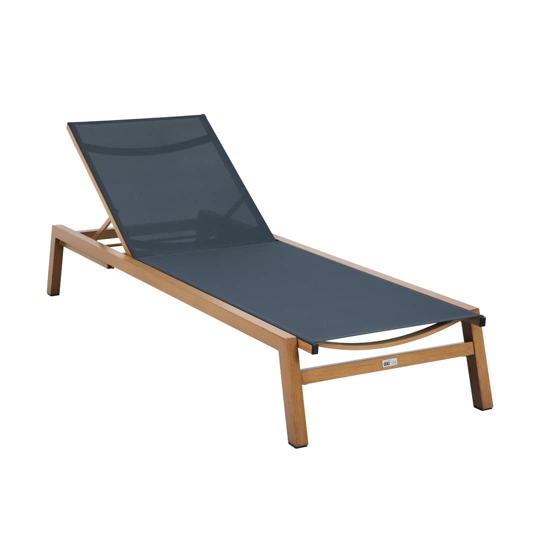 AXI Logan Sunbed - Wood-look
