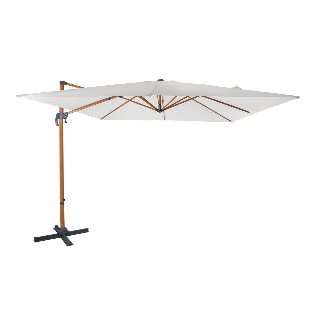 AXI Nima Cantilever Parasol 300x300 cm - Wood-look