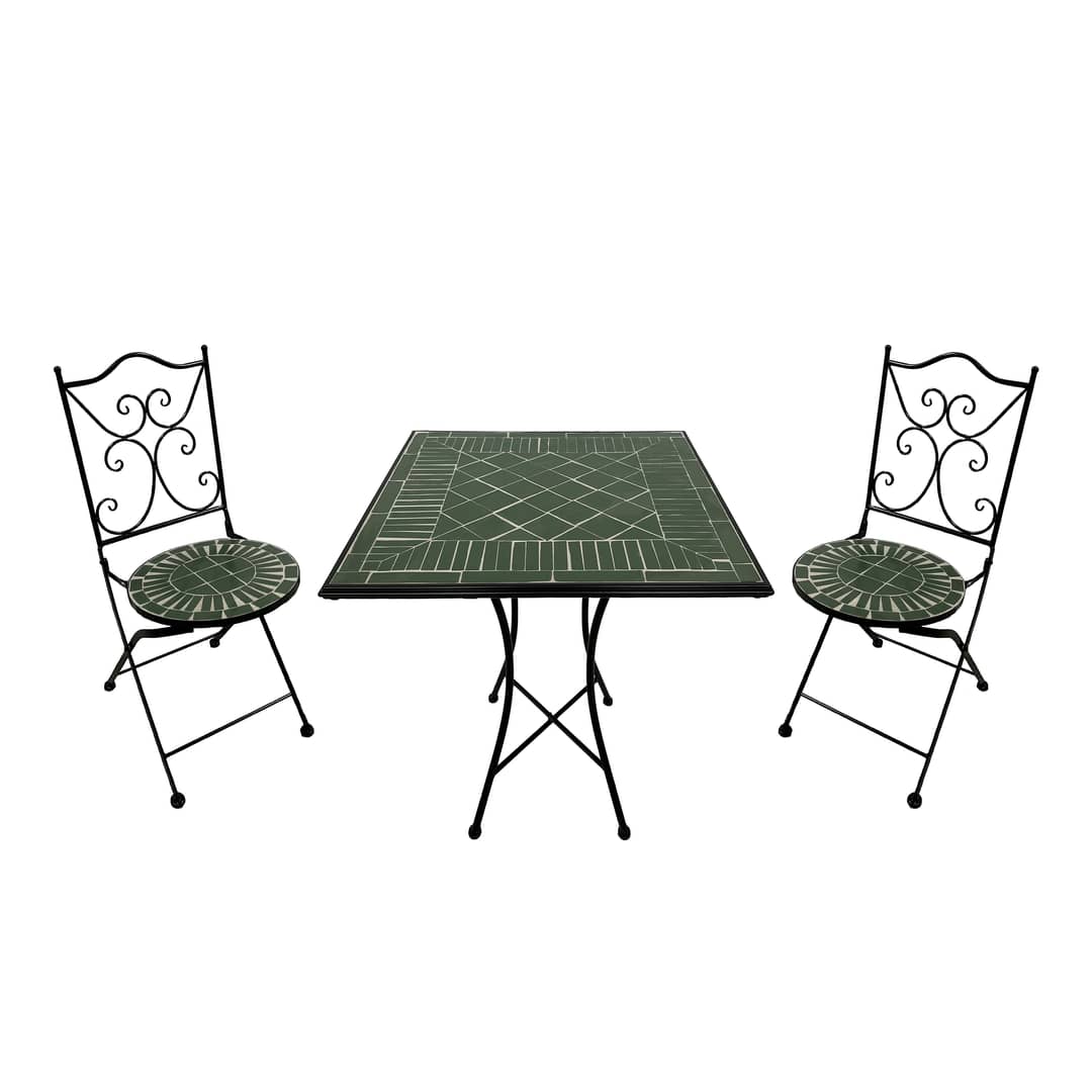 AXI Camilla Bistro Set Mosaic - Dark Green