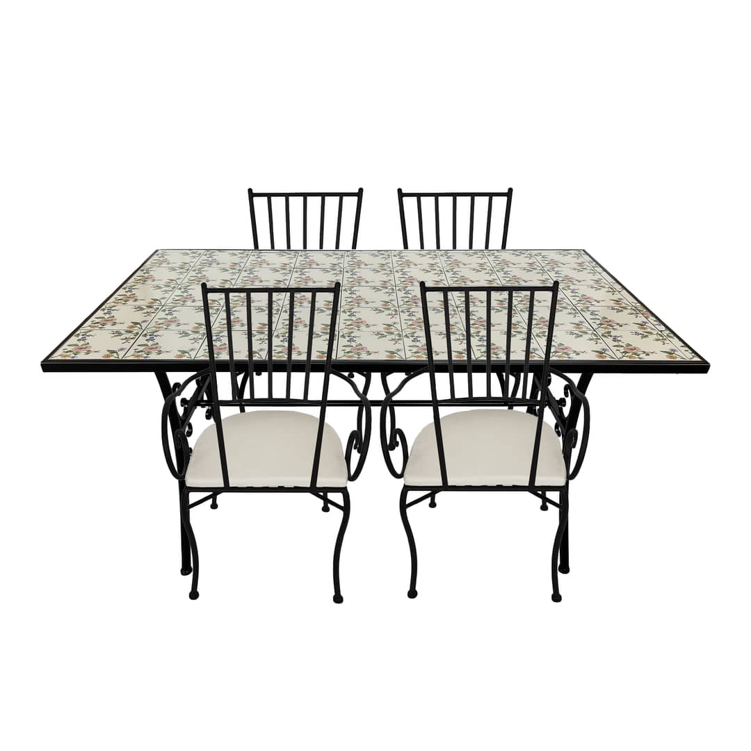 AXI Leonie 5-piece Bistro Set Mosaic - Romantic Rose