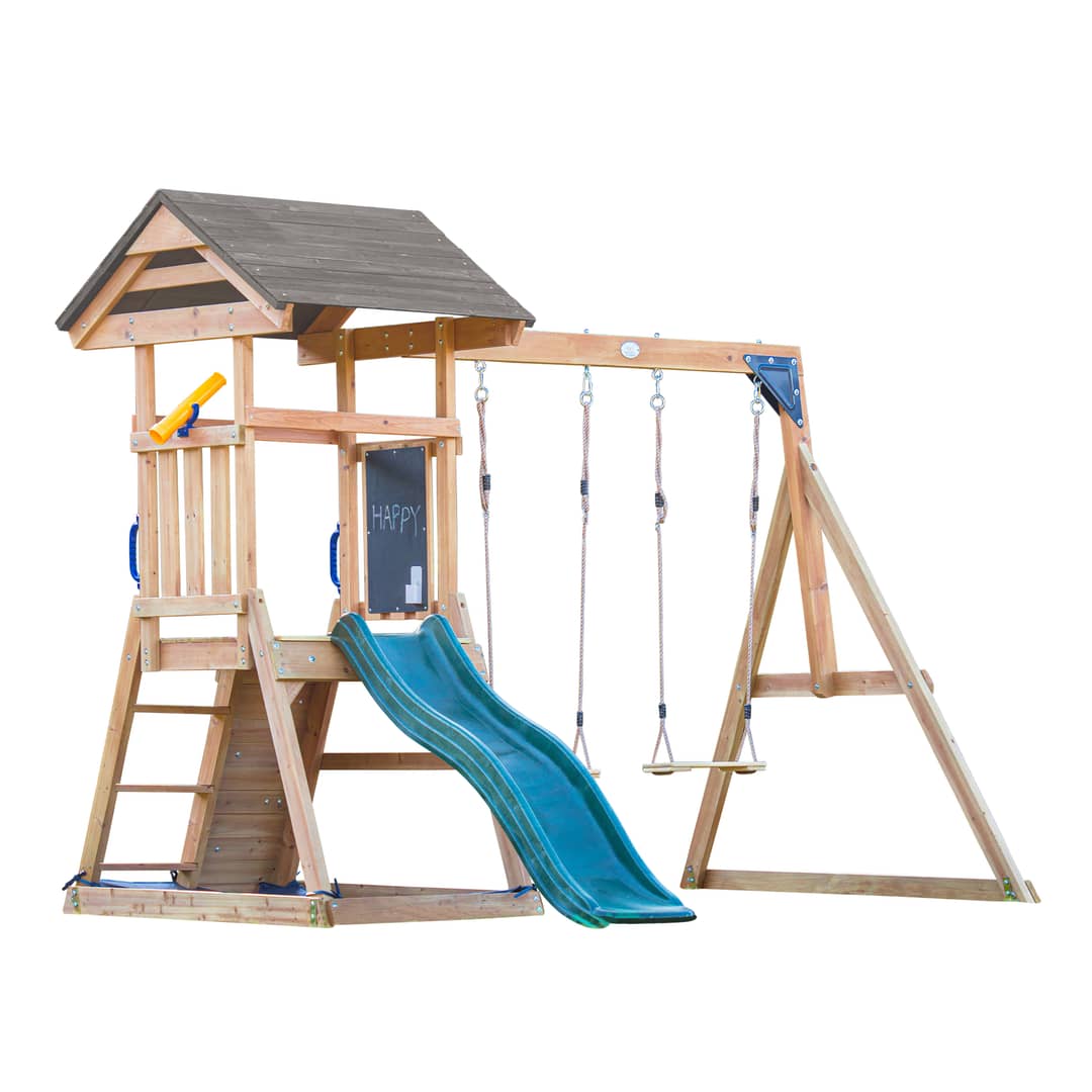 AXI Mia Climbing Frame with Double Swing Set –