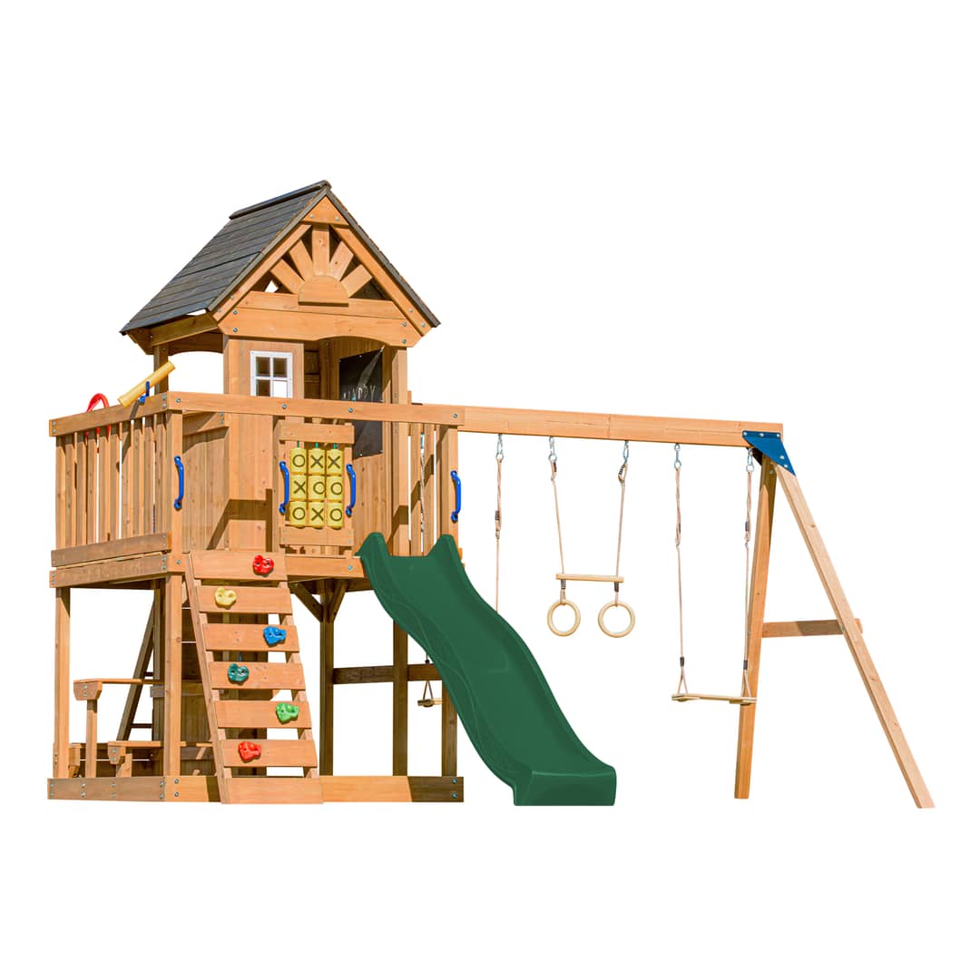 AXI Jack Climbing Frame with Double Swing and Trapeze –
