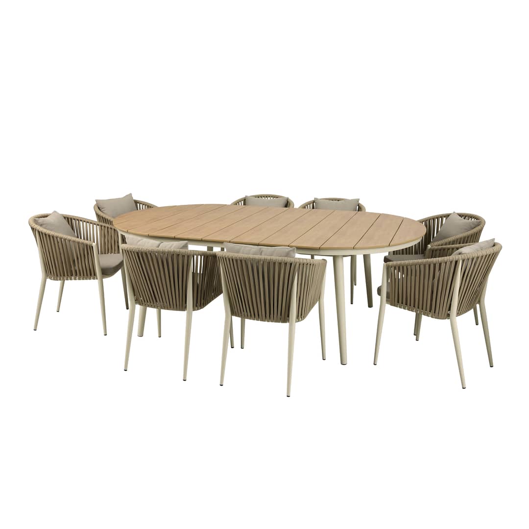 AXI Chay Garden Set with 8 Chairs –