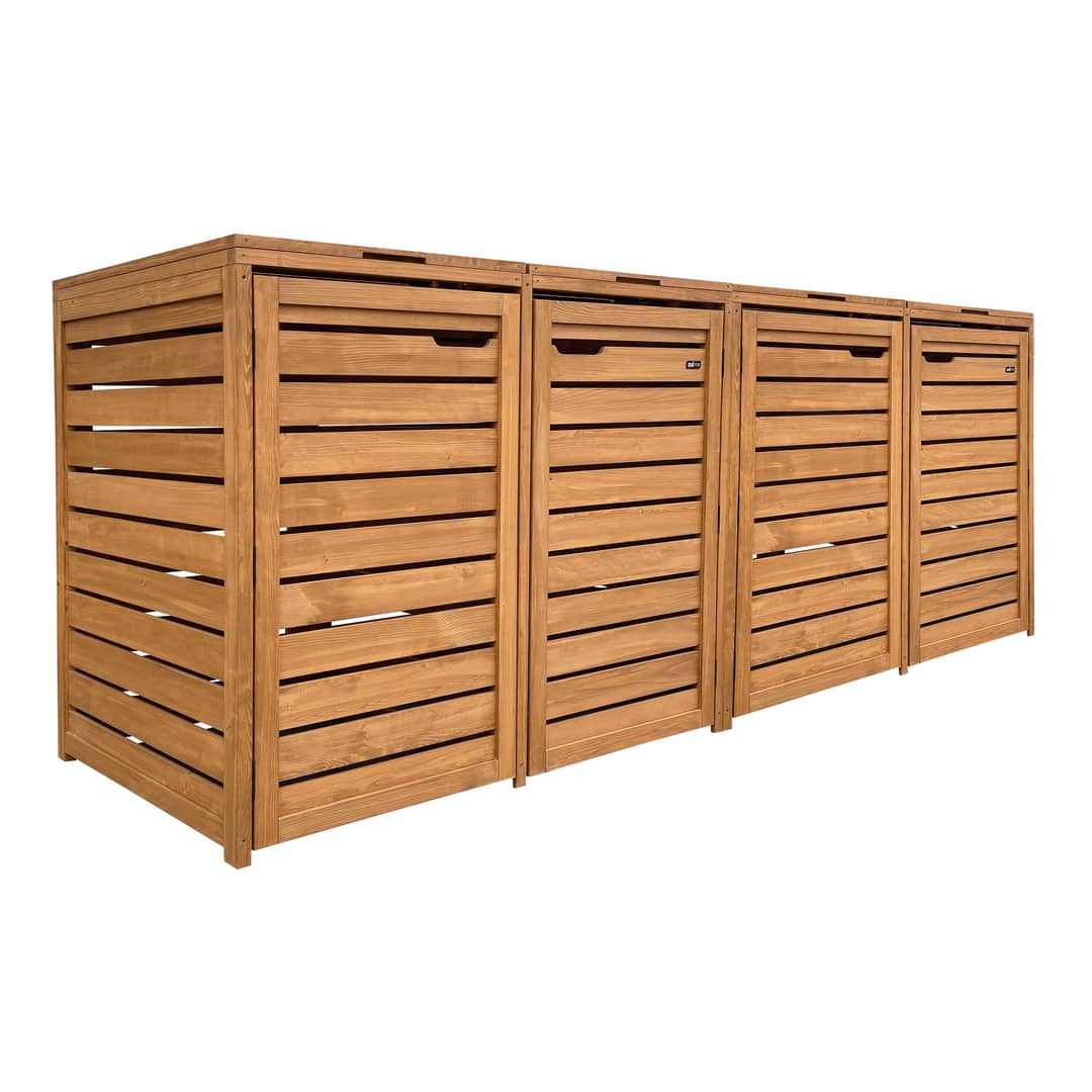 AXI Lex Wooden Bin Storage Brown – 4 bins