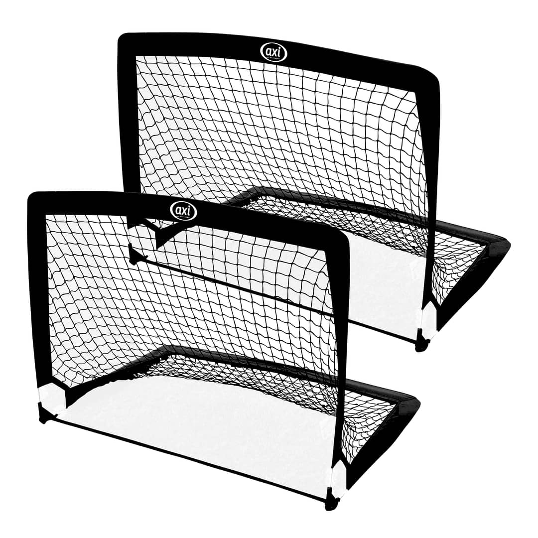 AXI Football Goal Pop Up Kickz Foldable 2-Pack