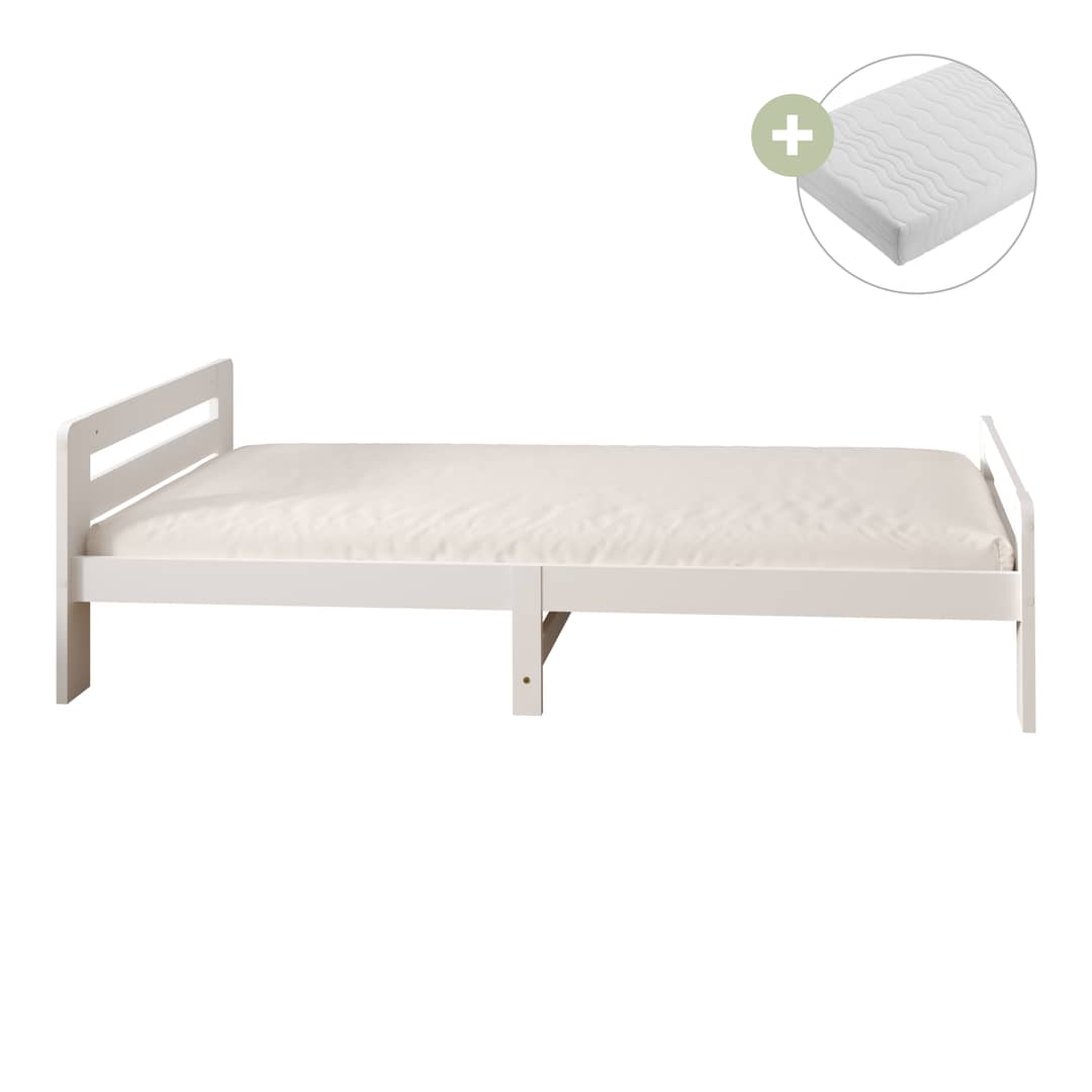 Sunny Olla Kids Bed White – With Mattress