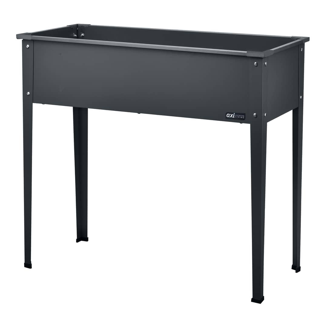 AXI Raised Planter Metal Anthracite