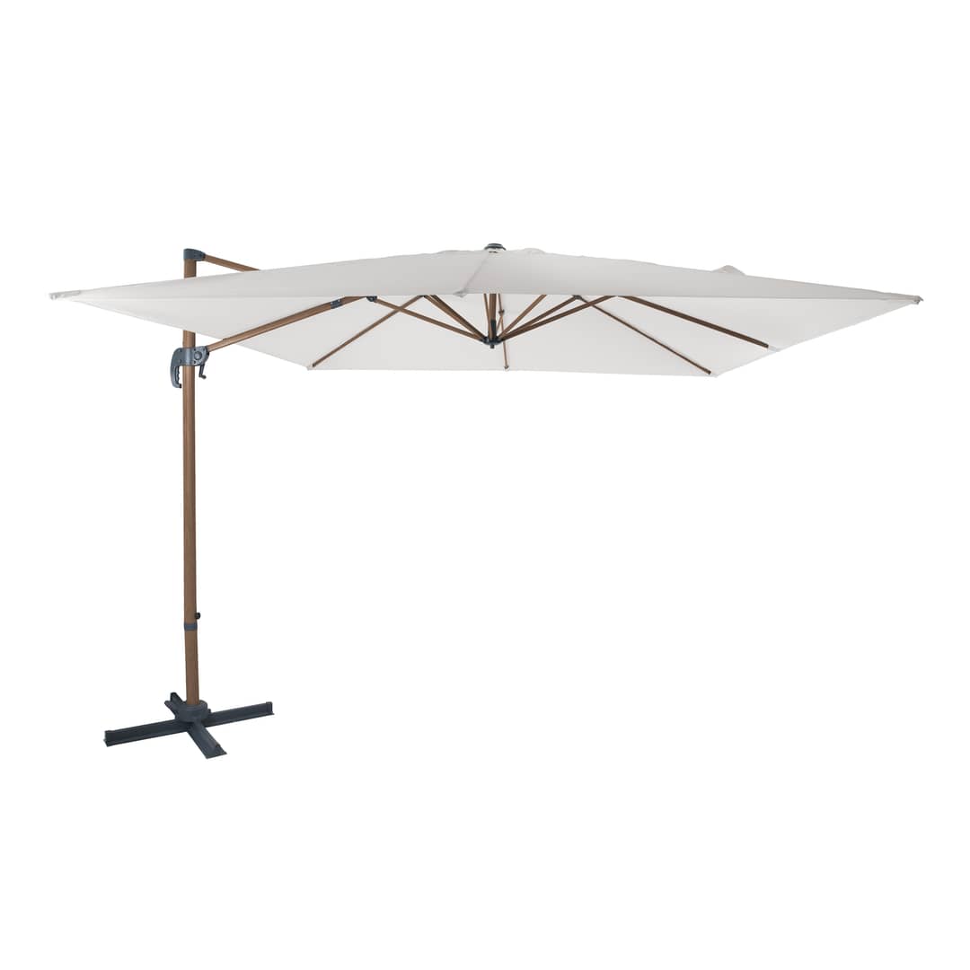 AXI Nima Floating Parasol 300x300 Oak Look