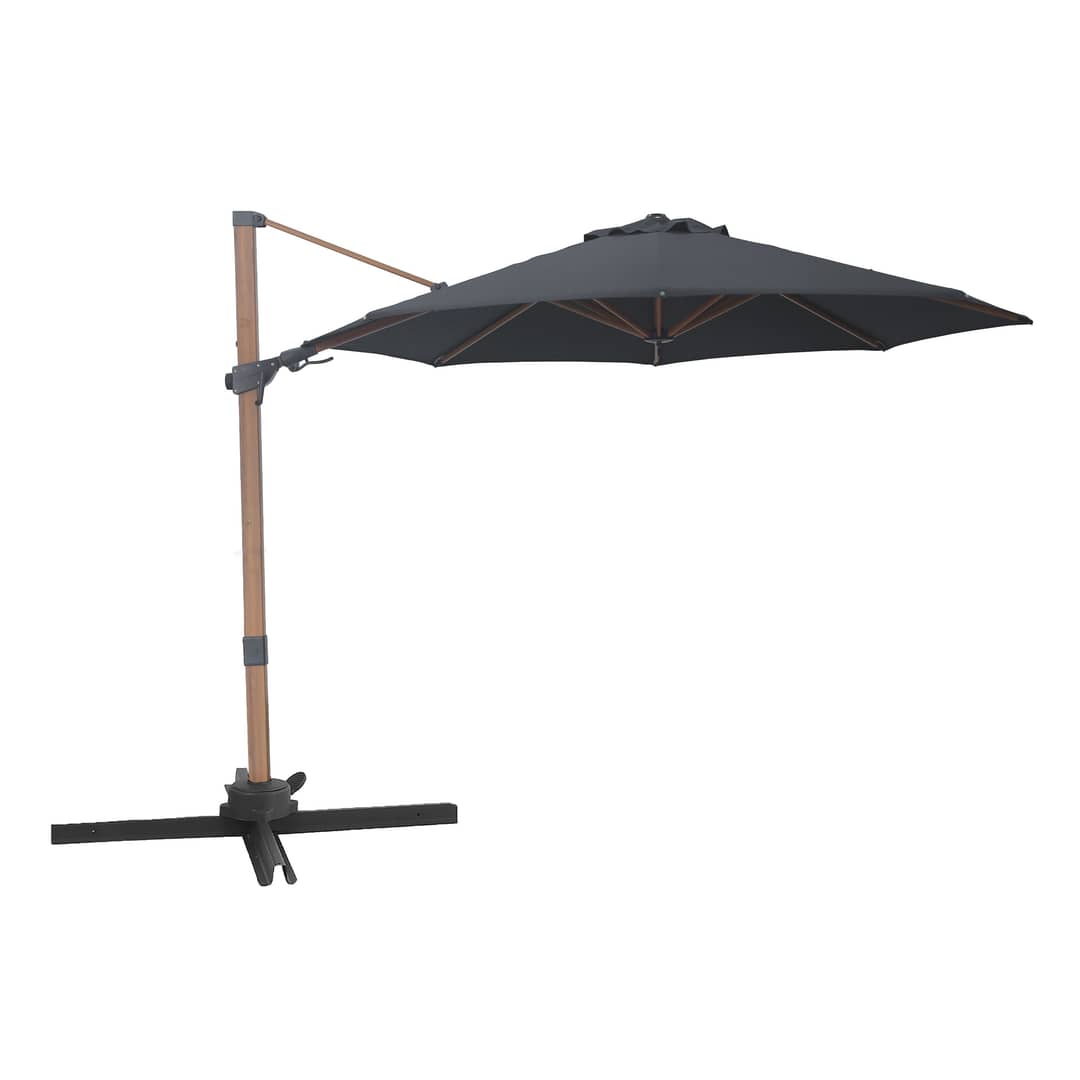 AXI Solis Cantilever Parasol Ø 300cm Wood-look