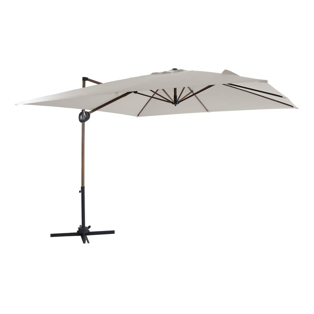 AXI Mira Cantilever Parasol 300x300cm Oak-look