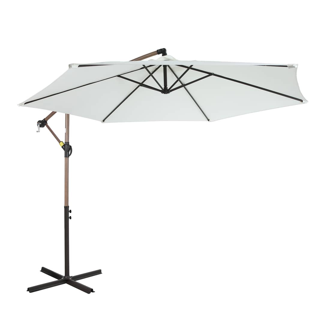 AXI Dion Cantilever Parasol Ø 300cm Oak-look