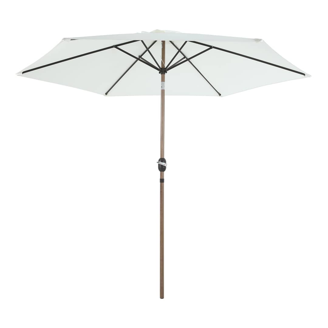 AXI Noor Centre Pole Parasol Ø 300cm Oak-look