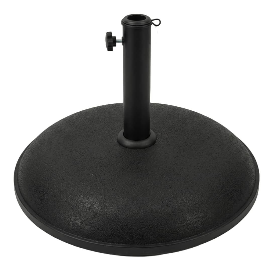 AXI Round Concrete Parasol Base 50 cm Black