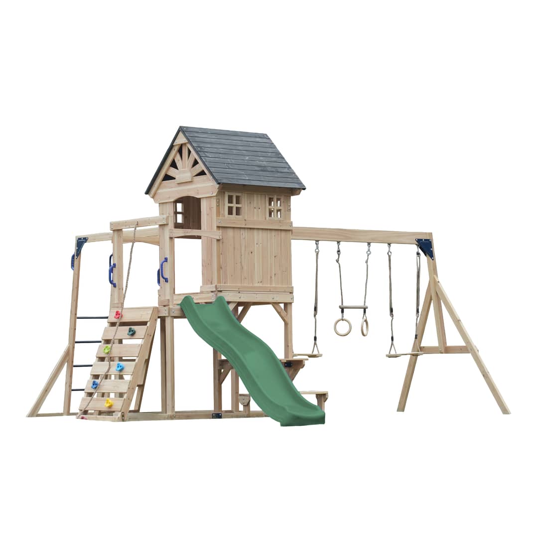 AXI Duncan Climbing Frame with Swings, Climbing Frames and Monkey Bars –