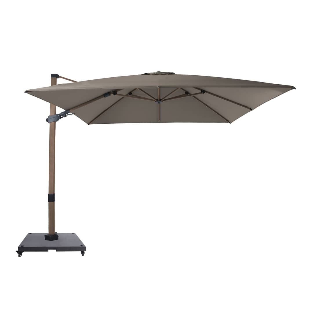 AXI Apollo Premium Cantilever Parasol 300x300cm incl. granite base with wheels Oaklook