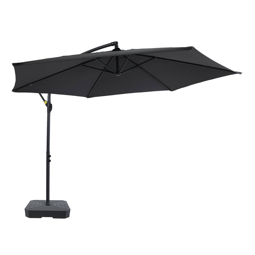 AXI Dion Cantilever Parasol Ø 300cm incl. parasol base Anthracite/Grey