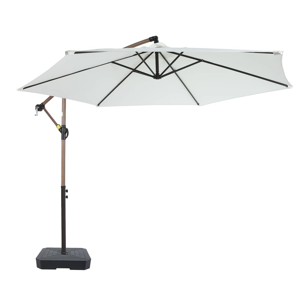 AXI Dion Cantilever Parasol Ø 300cm incl. parasol base Oak-look