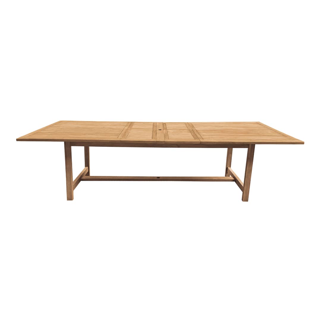 AXI Raisa Teak Rectangular Extendable Garden Table 240 – 320 cm